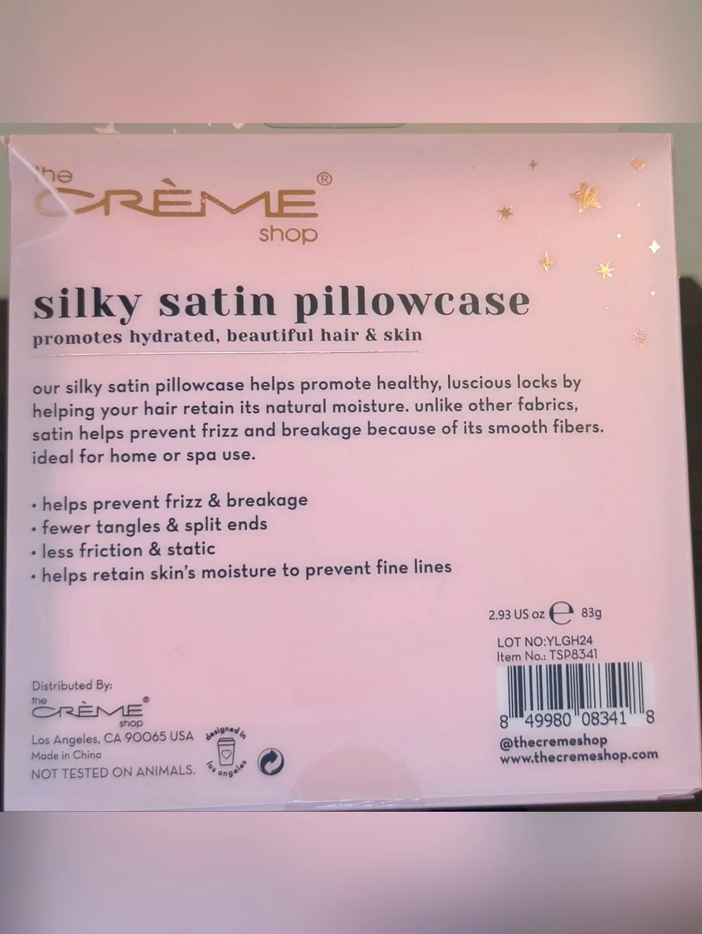 The Creme Shop new package